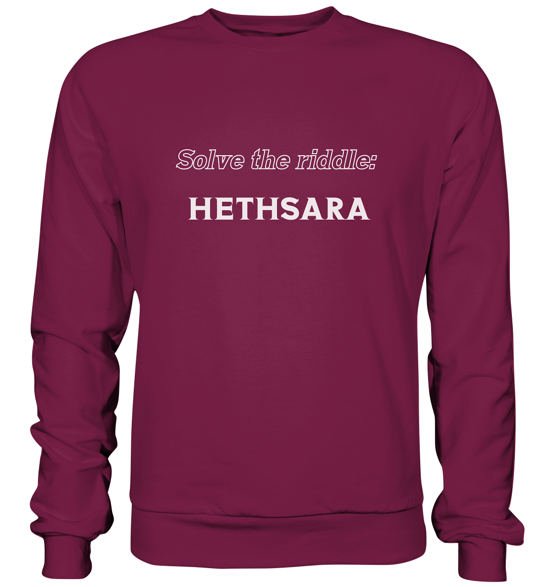 SOLVE THE RIDDLE - HETHSARA - Basic Sweatshirt