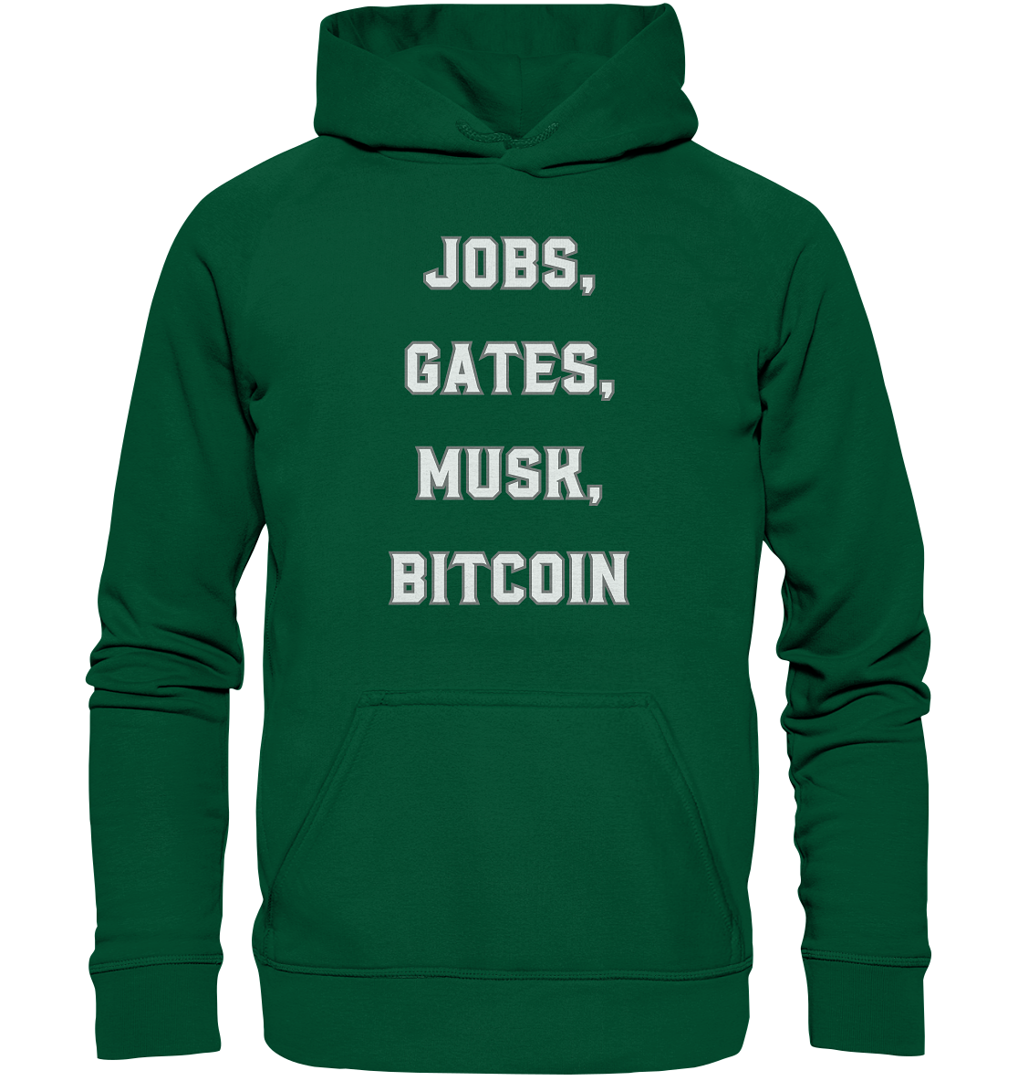 Steve Jobs, Bill Gates, Elon Musk, BITCOIN - Basic Unisex Hoodie