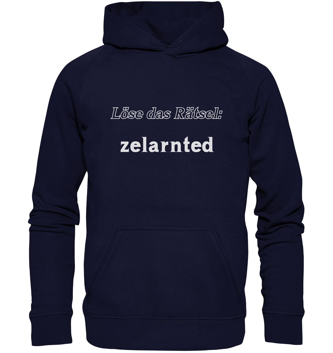 Löse das Rätsel - zelarnted - Basic Unisex Hoodie