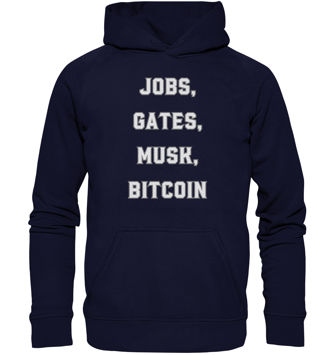 Steve Jobs, Bill Gates, Elon Musk, BITCOIN - Basic Unisex Hoodie