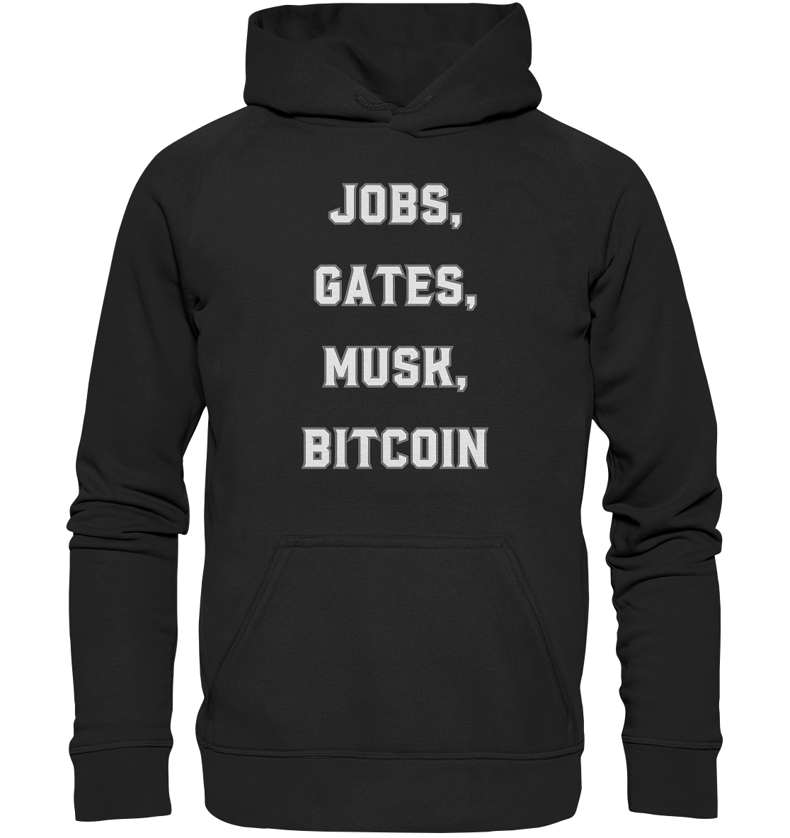 Steve Jobs, Bill Gates, Elon Musk, BITCOIN - Basic Unisex Hoodie