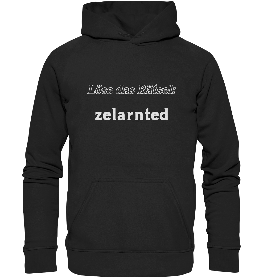 Löse das Rätsel - zelarnted - Basic Unisex Hoodie