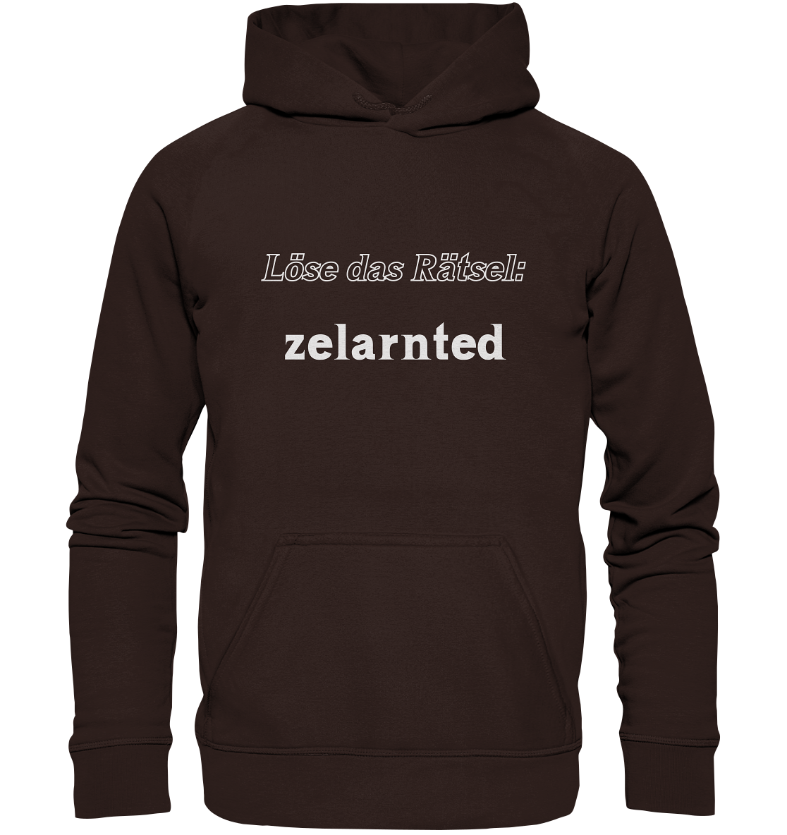 Löse das Rätsel - zelarnted - Basic Unisex Hoodie