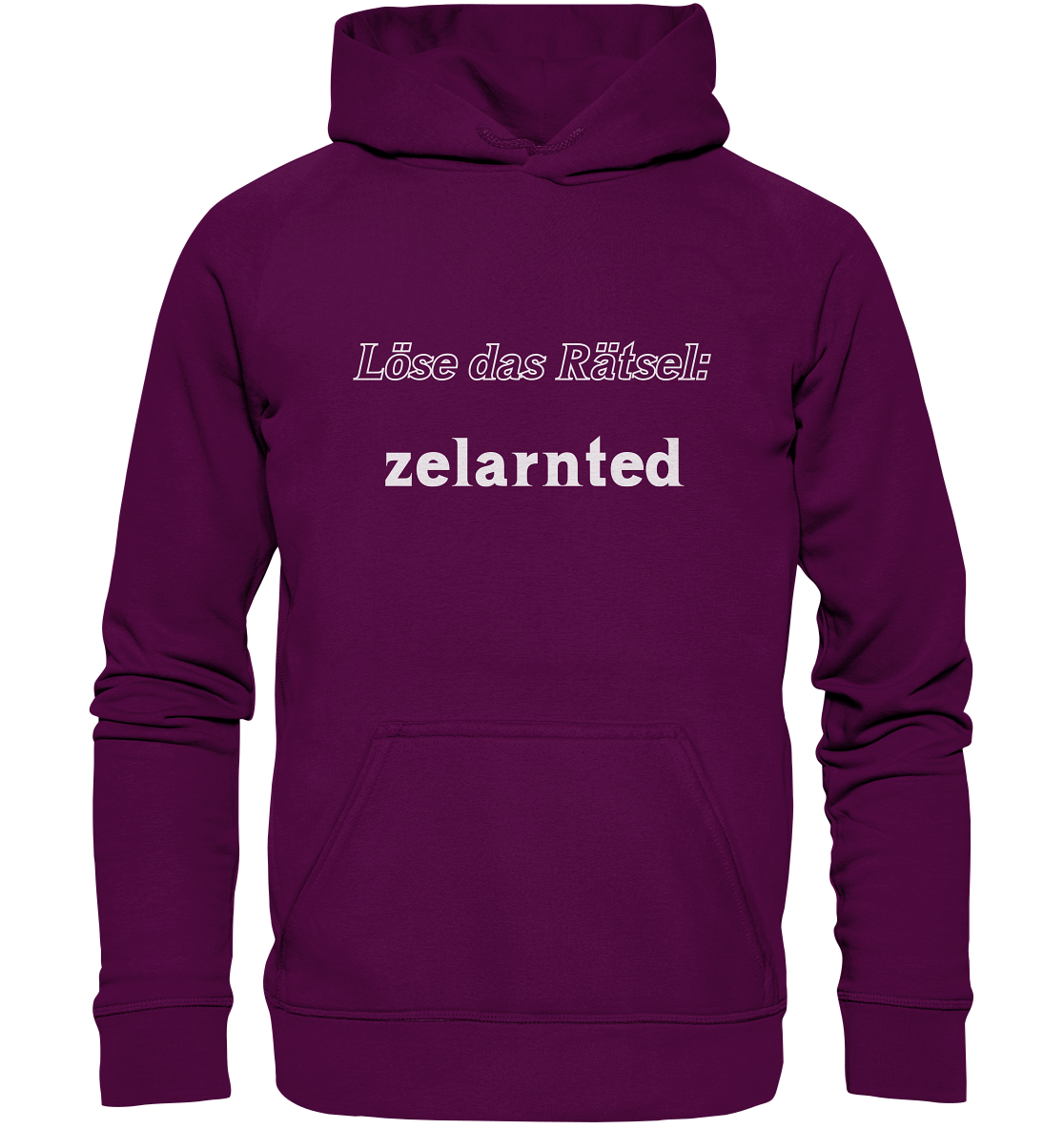 Löse das Rätsel - zelarnted - Basic Unisex Hoodie
