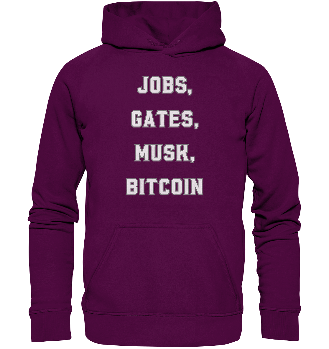 Steve Jobs, Bill Gates, Elon Musk, BITCOIN - Basic Unisex Hoodie
