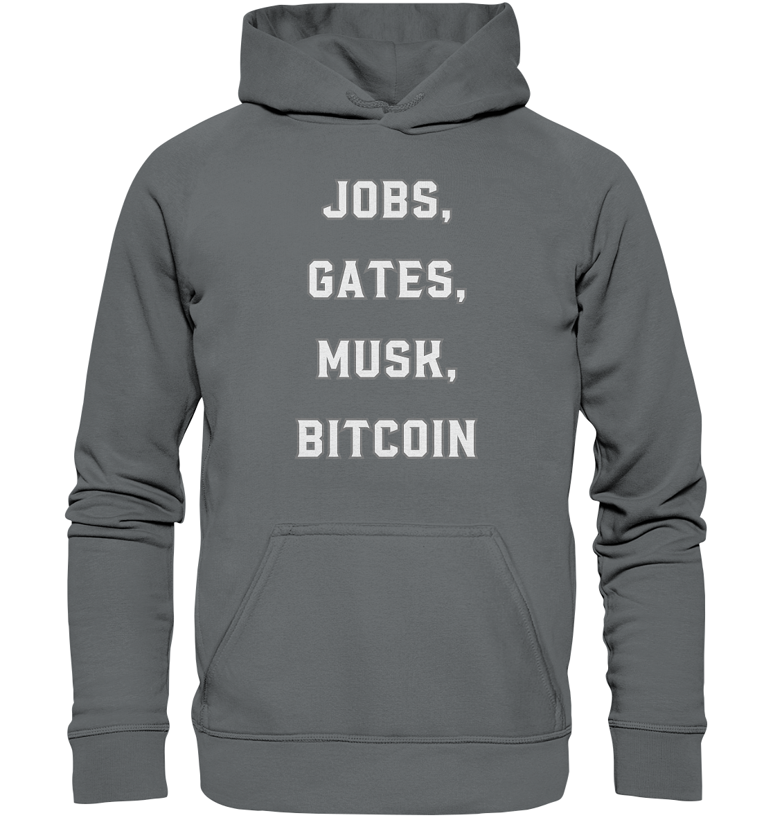 Steve Jobs, Bill Gates, Elon Musk, BITCOIN - Basic Unisex Hoodie