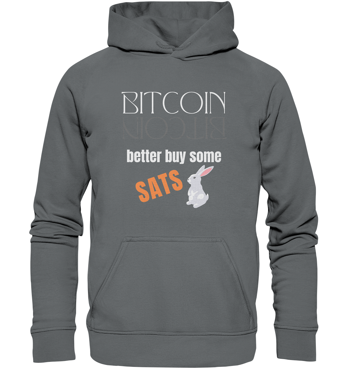 BITCOIN better buy some SATS (Spiegelschrift & Bunny) - LADIES COLLECTION 21% automat. Rabatt bis zum Halving 2024 - Basic Unisex Hoodie