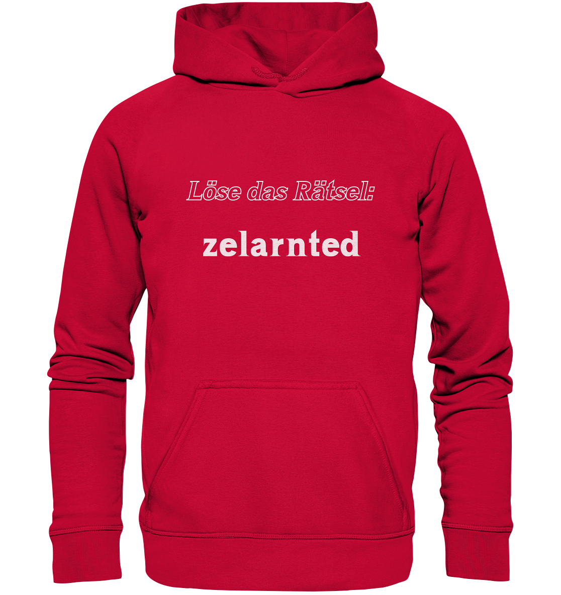 Löse das Rätsel - zelarnted - Basic Unisex Hoodie