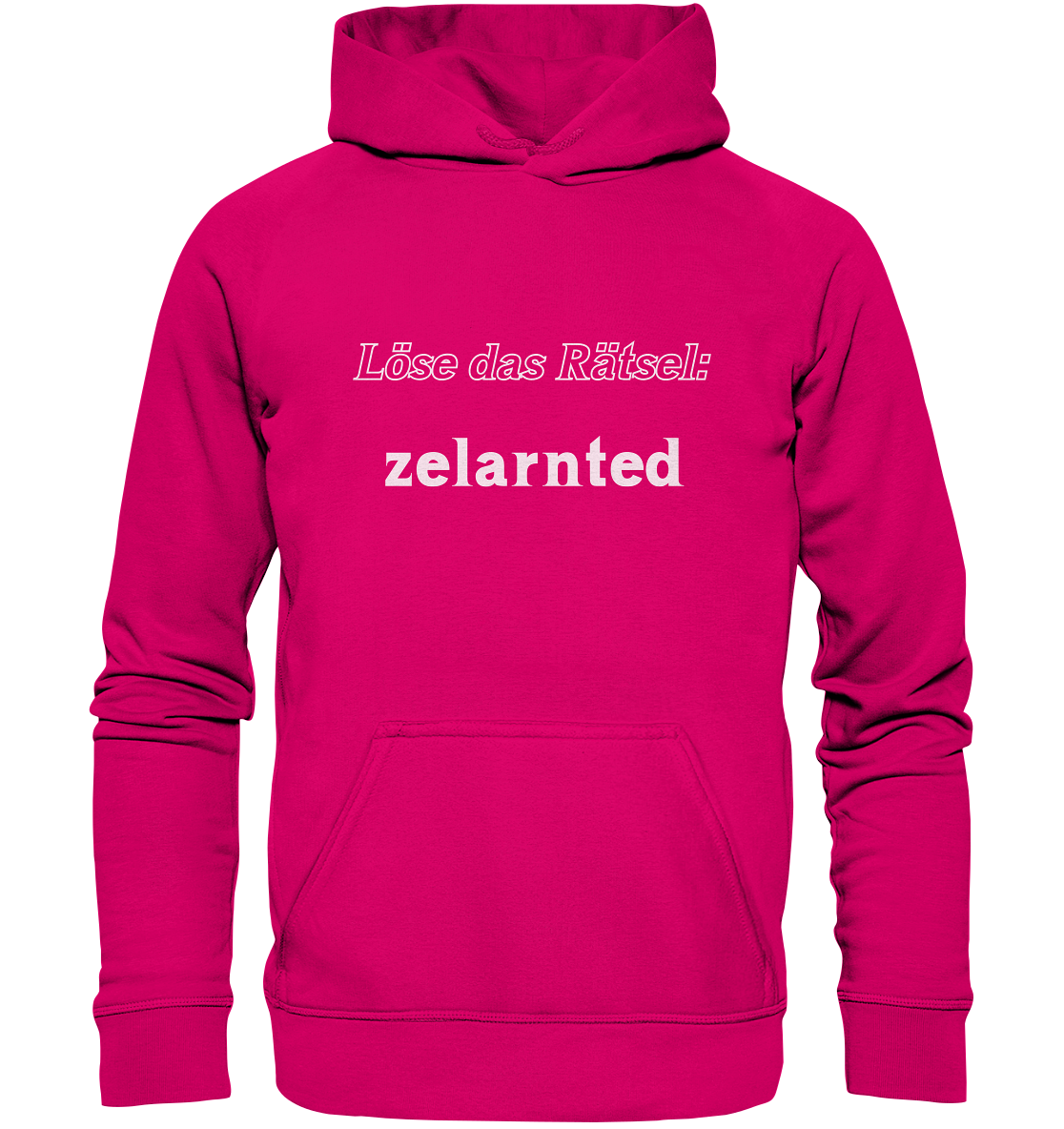 Löse das Rätsel - zelarnted - Basic Unisex Hoodie