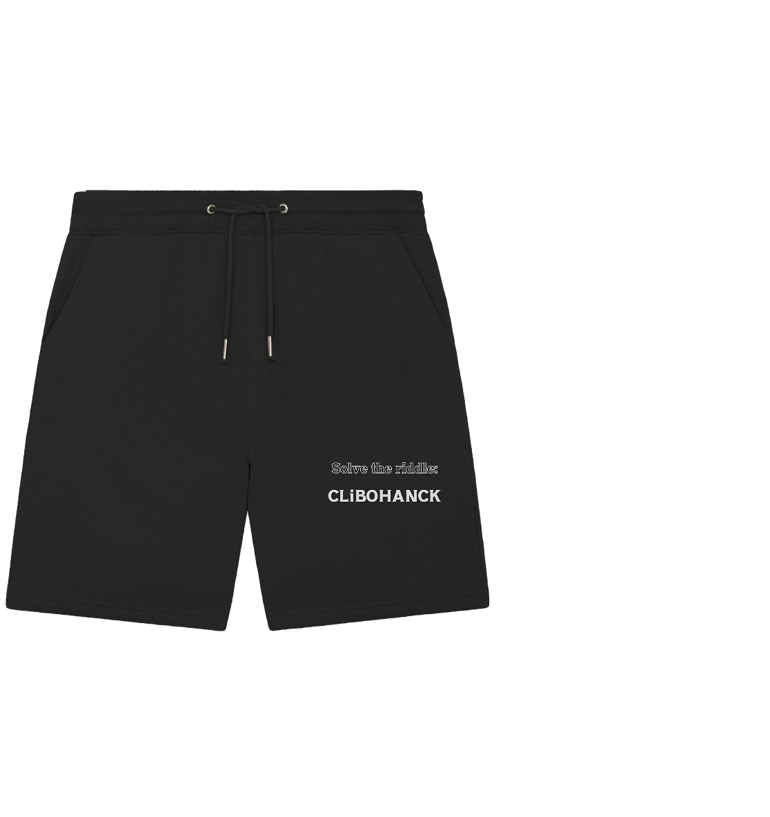 SOLVE THE RIDDLE - CLiBOHANCK (Ladies) - Organic Jogger Shorts