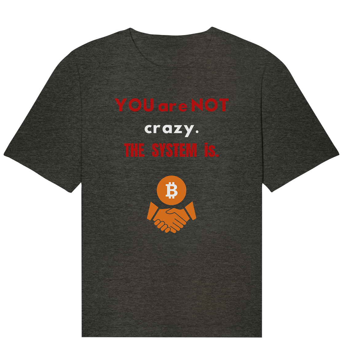 YOU are NOT crazy. THE SYSTEM is. - Organic Relaxed Shirt