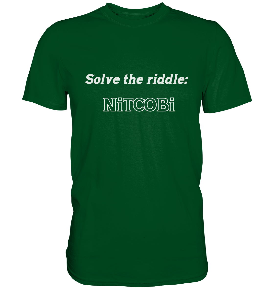 SOLVE THE RIDDLE - NiTCOBi (Ladies) - Premium Shirt