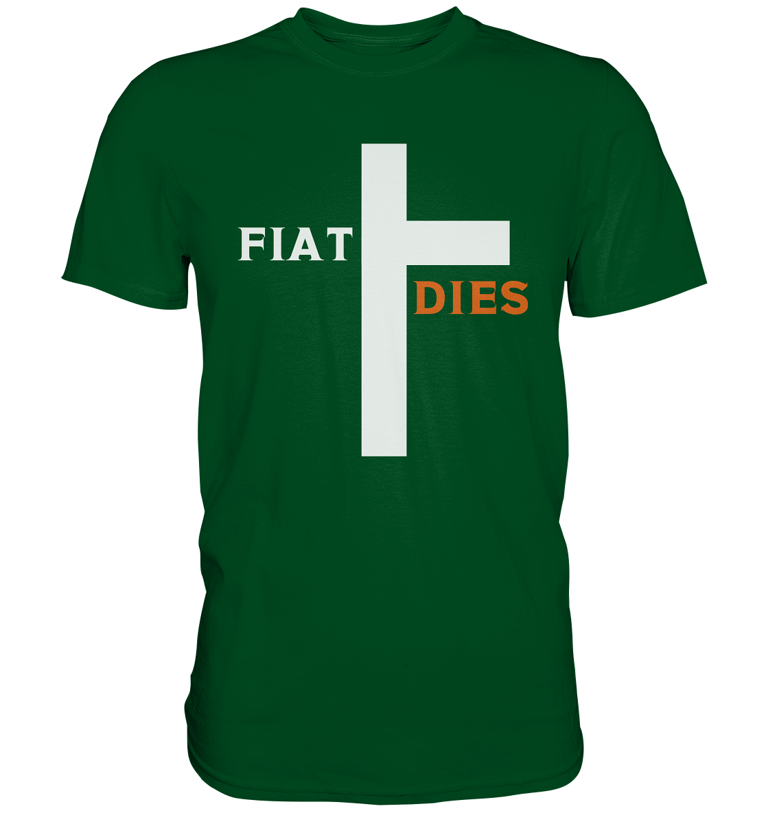 FIAT DIES (weiss / orange) - Ladies Collection - Premium Shirt