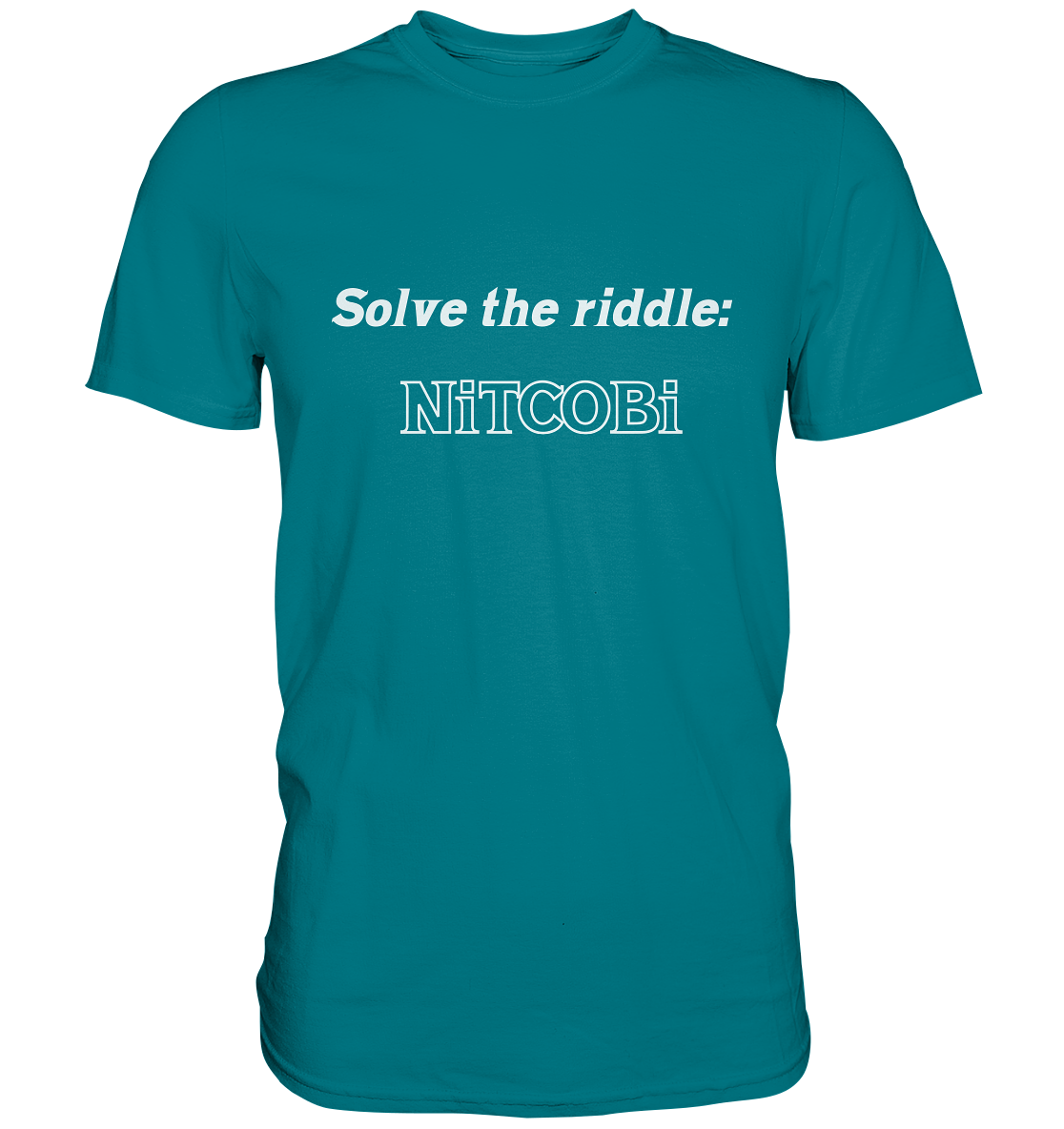 SOLVE THE RIDDLE - NiTCOBi (Ladies) - Premium Shirt