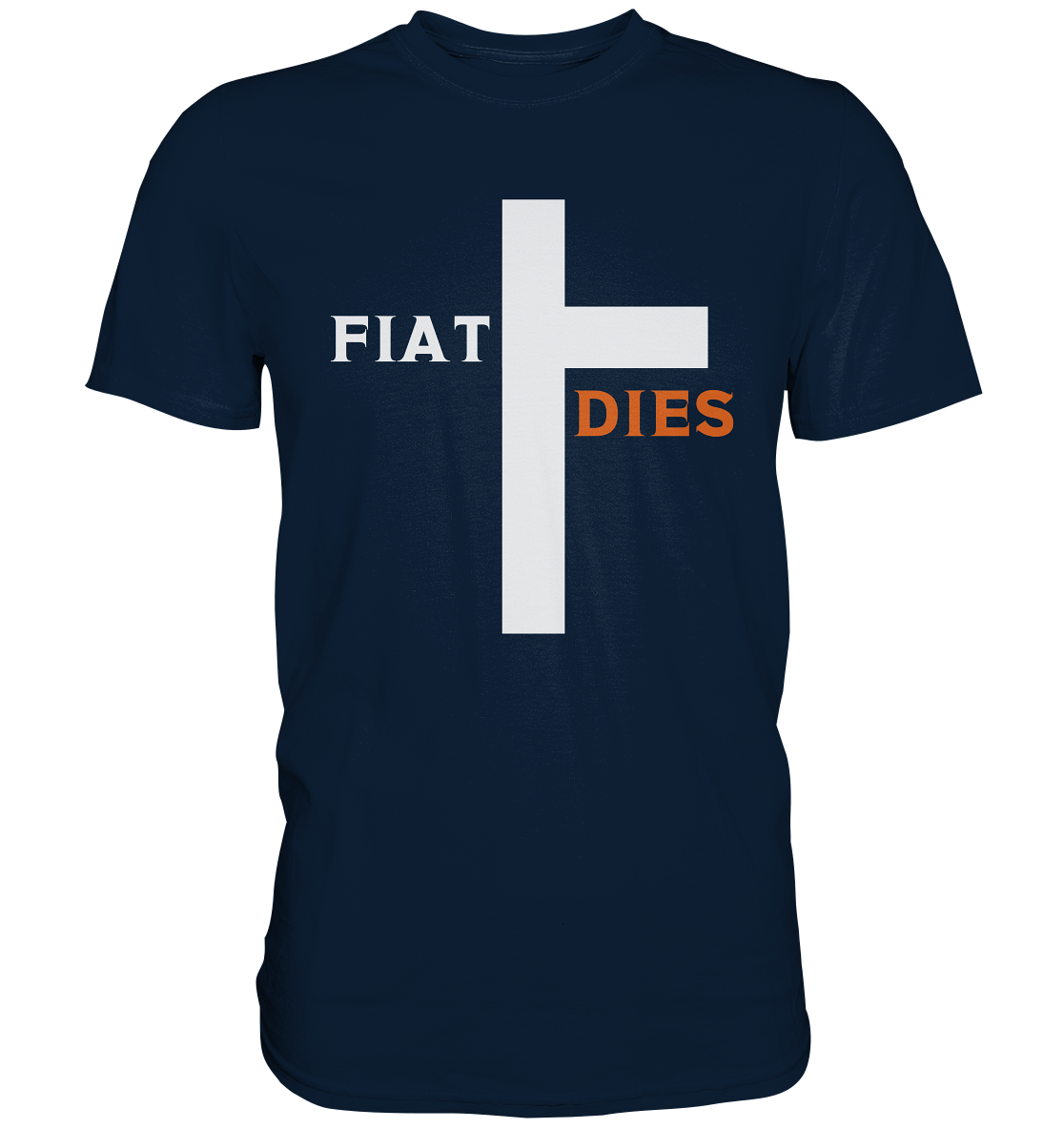 FIAT DIES (weiss / orange) - Ladies Collection - Premium Shirt