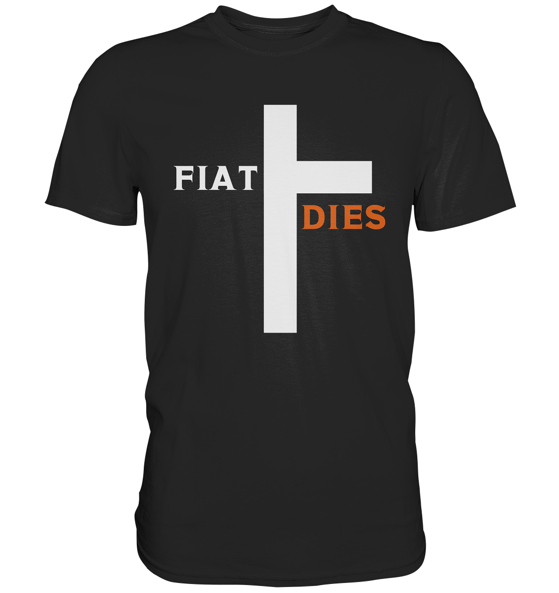 FIAT DIES (weiss / orange) - Ladies Collection - Premium Shirt