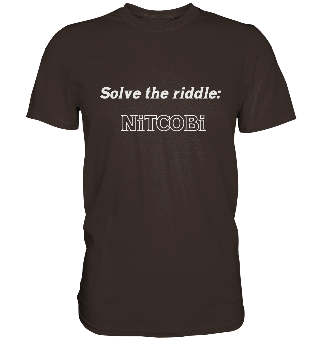 SOLVE THE RIDDLE - NiTCOBi (Ladies) - Premium Shirt