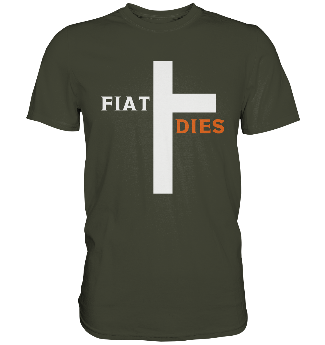 FIAT DIES (weiss / orange) - Ladies Collection - Premium Shirt