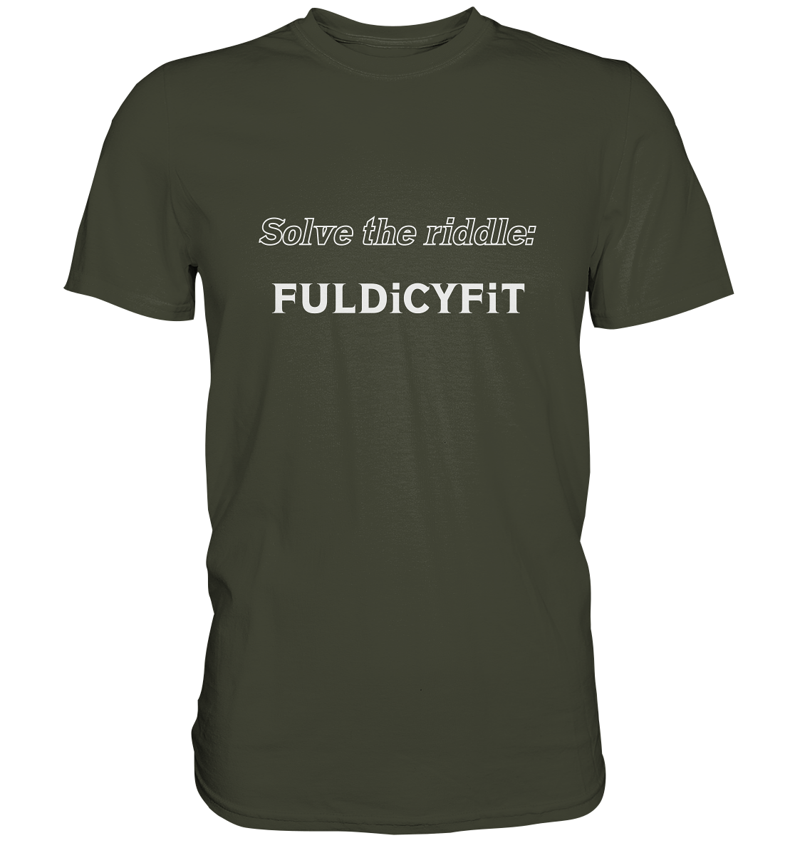 SOLVE THE RIDDLE - FULDiCYFiT - Premium Shirt