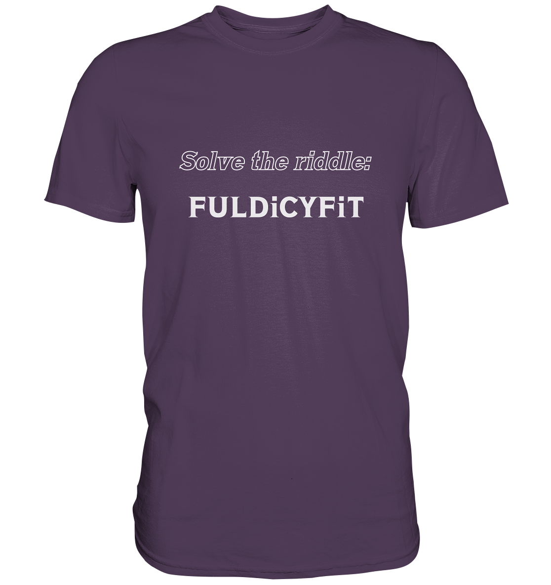 SOLVE THE RIDDLE - FULDiCYFiT - Premium Shirt