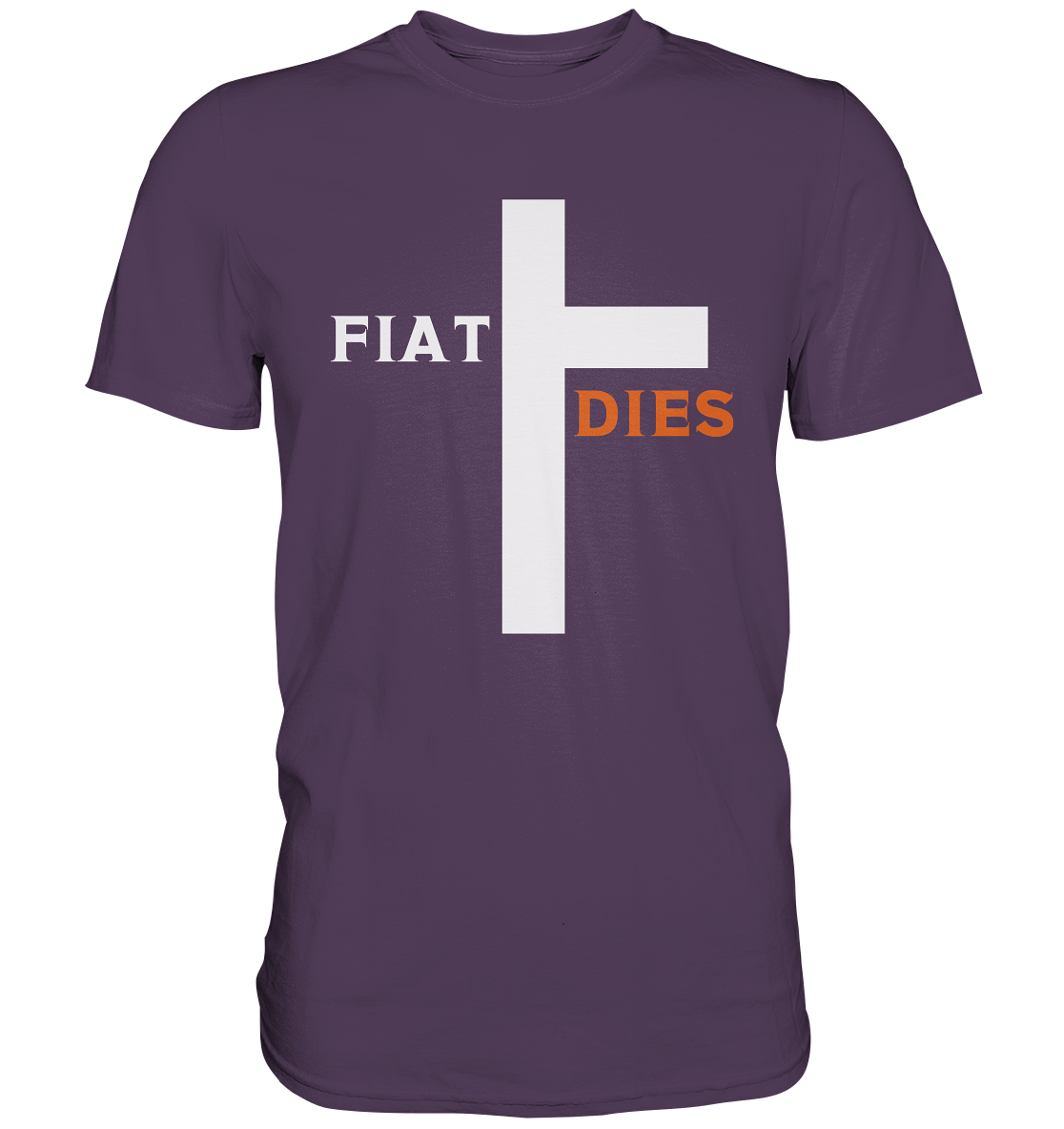 FIAT DIES (weiss / orange) - Ladies Collection - Premium Shirt