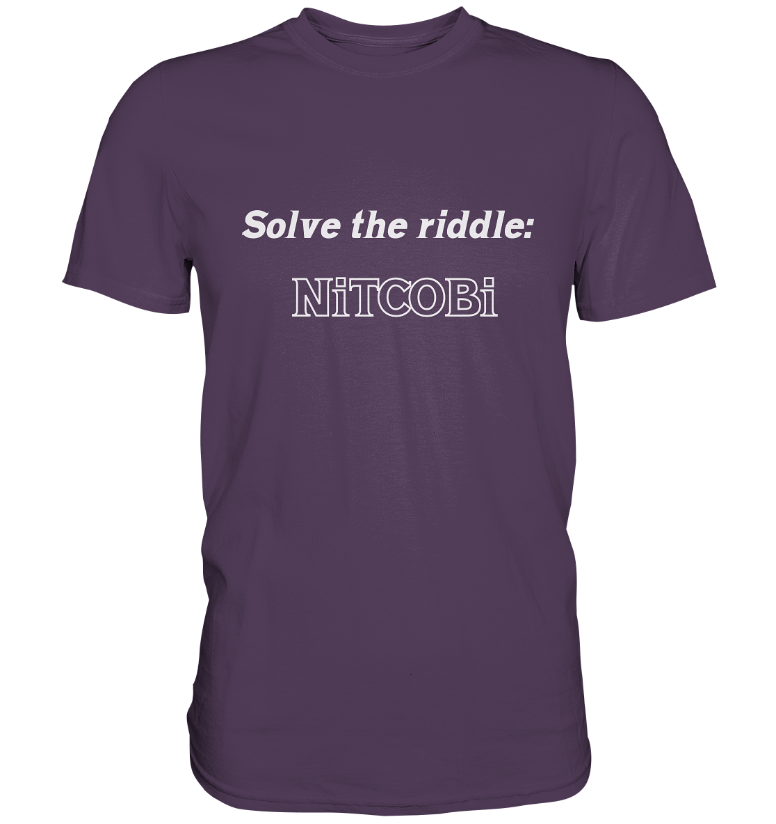 SOLVE THE RIDDLE - NiTCOBi (Ladies) - Premium Shirt