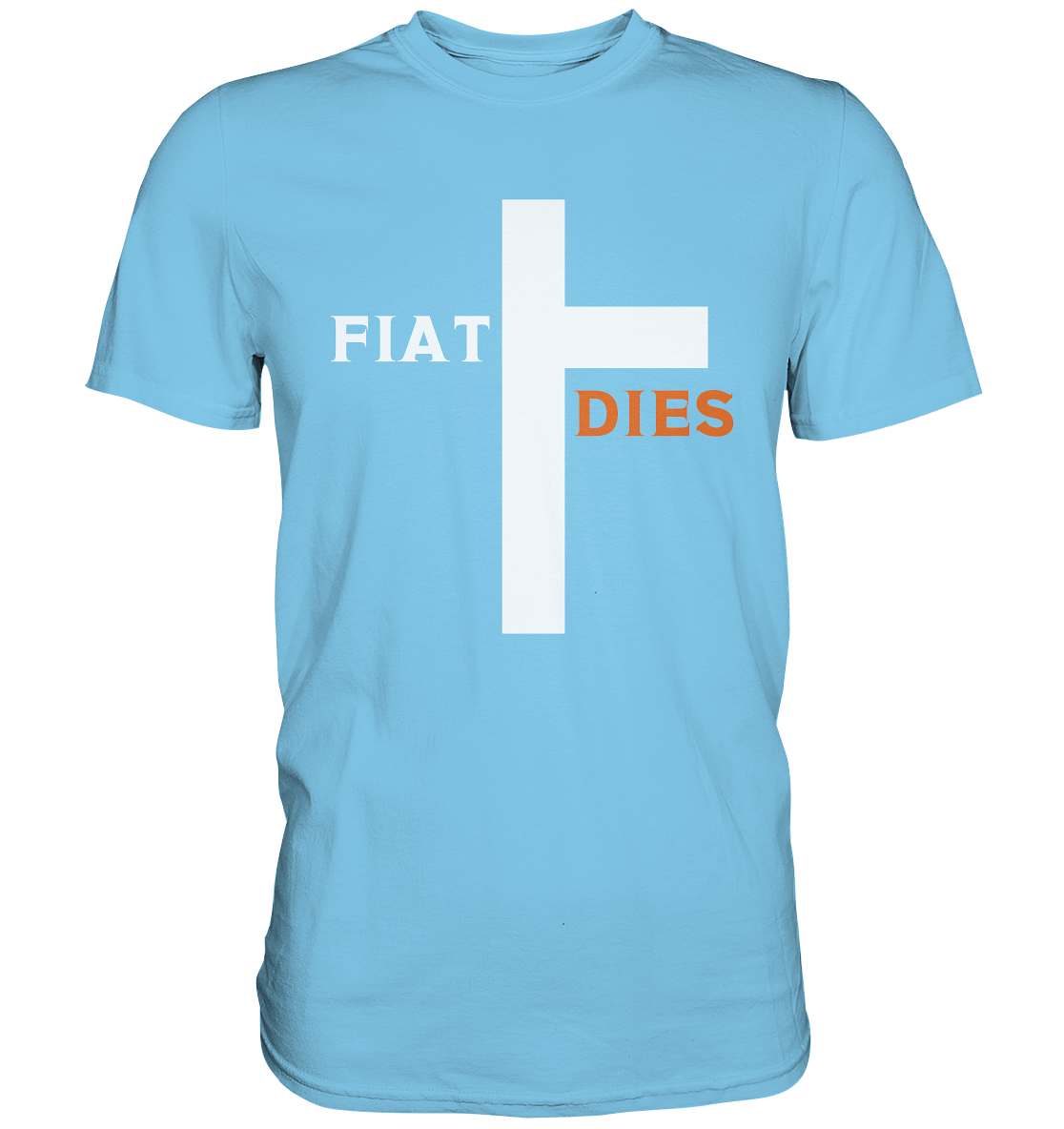 FIAT DIES (weiss / orange) - Ladies Collection - Premium Shirt