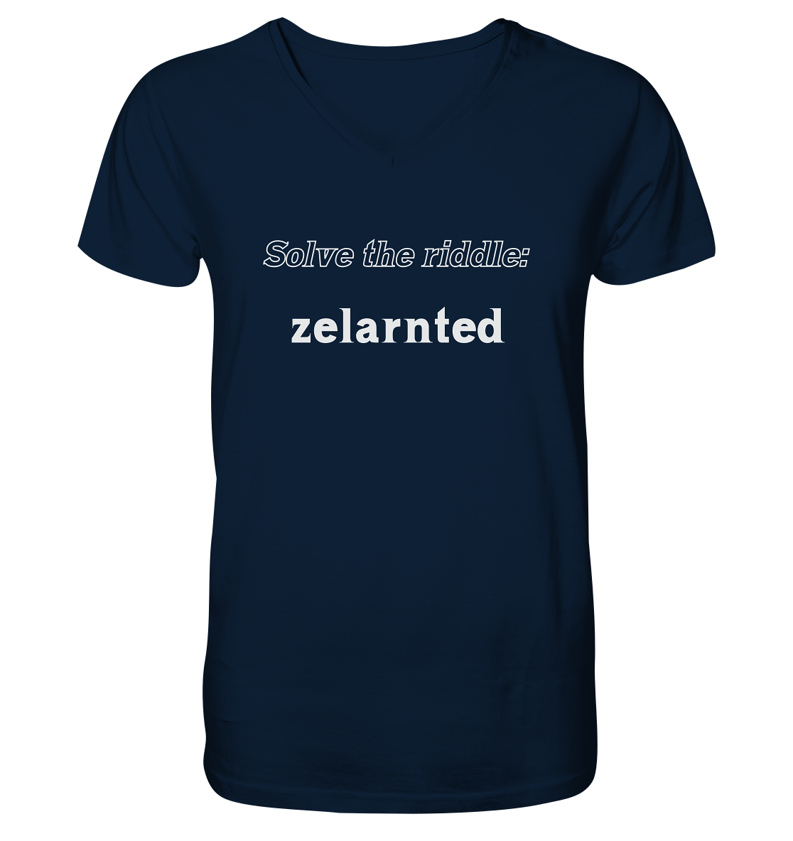 SOLVE THE RIDDLE - zelarnted - V-Neck Shirt