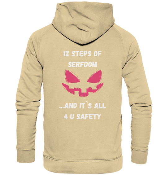 1st from 12 steps of serfdom - IT`S ALL 4 U SAFETY - RÜCKENDRUCK FARBIG (Herren, Men)  - Basic Unisex Hoodie