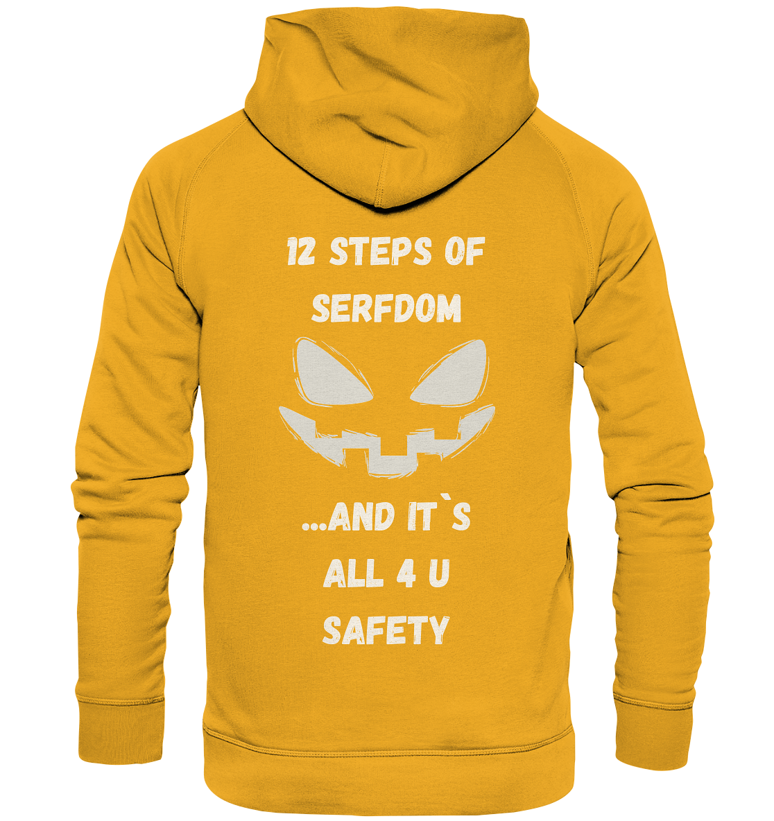 12 steps of serfdom - STEP 2 - (Vorder- UND Rückseite) - Basic Unisex Hoodie