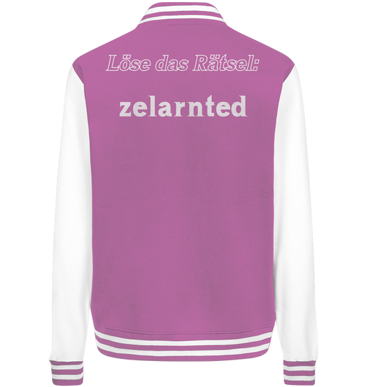 LÖSE DAS RÄTSEL - zelarnted  (Ladies)  - College Jacket