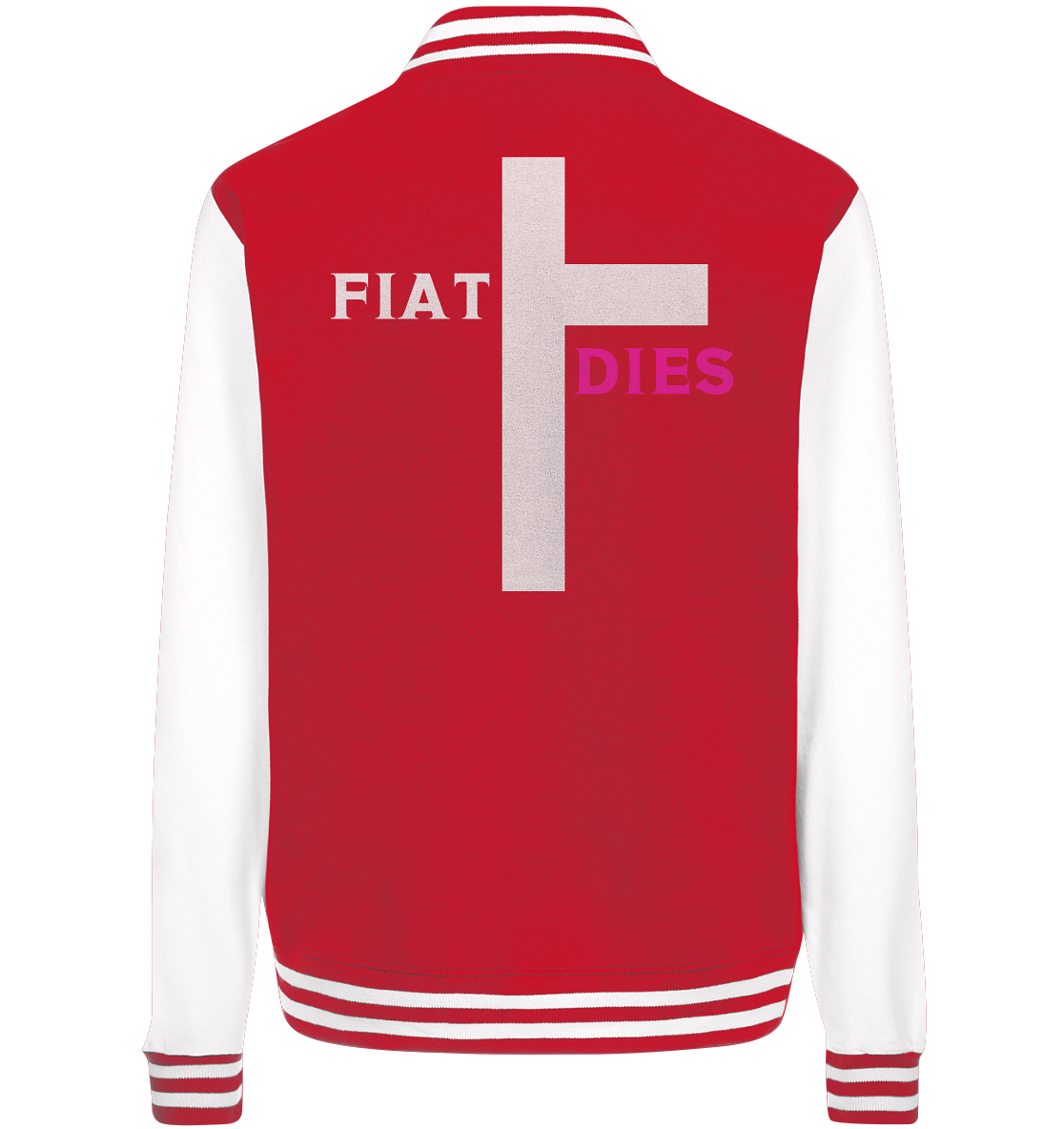 FIAT DIES (weiss / pink) - Ladies Collection  - College Jacket