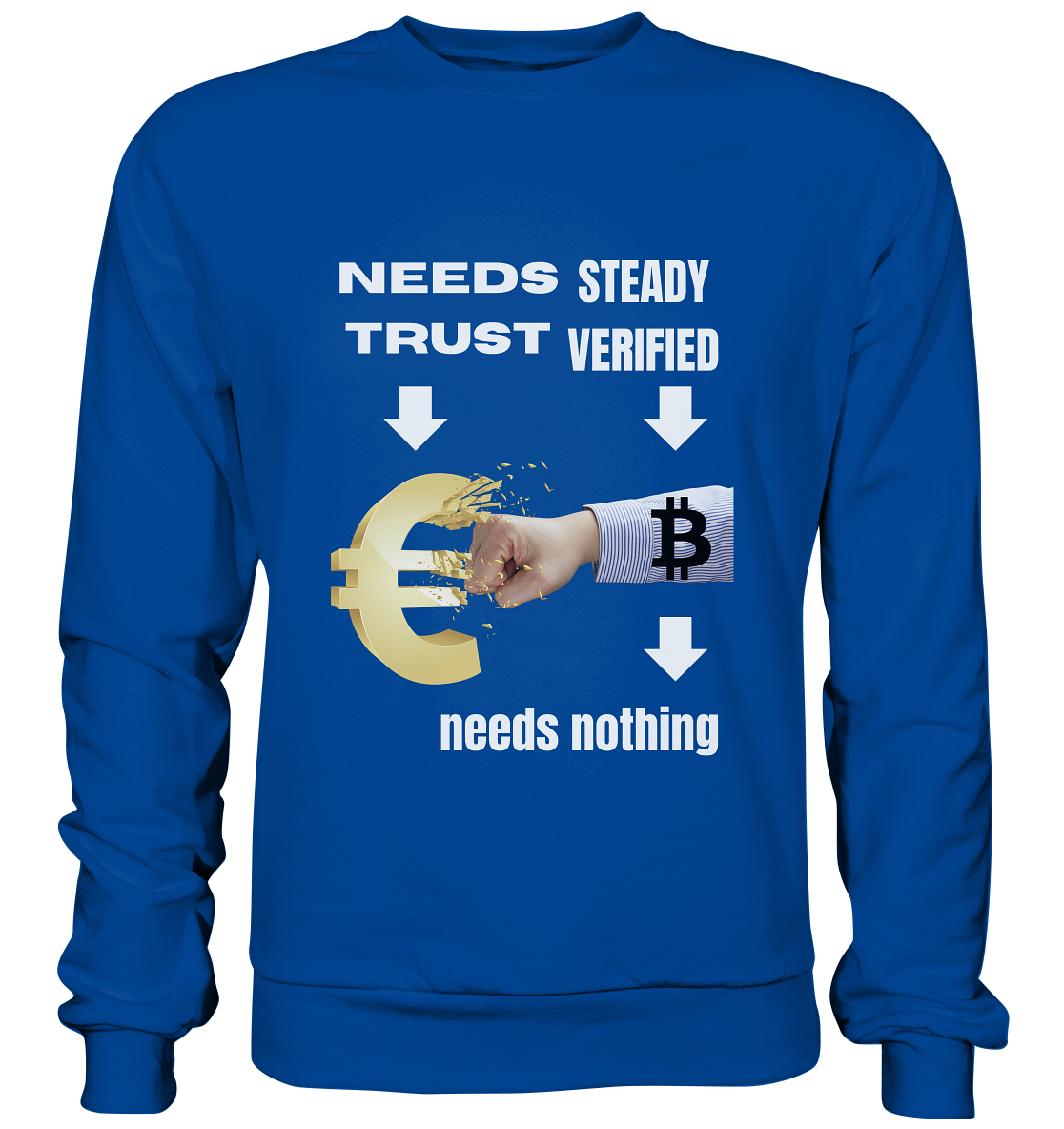 Needs TRUST / Needs NOTHING - Basic Sweatshirt