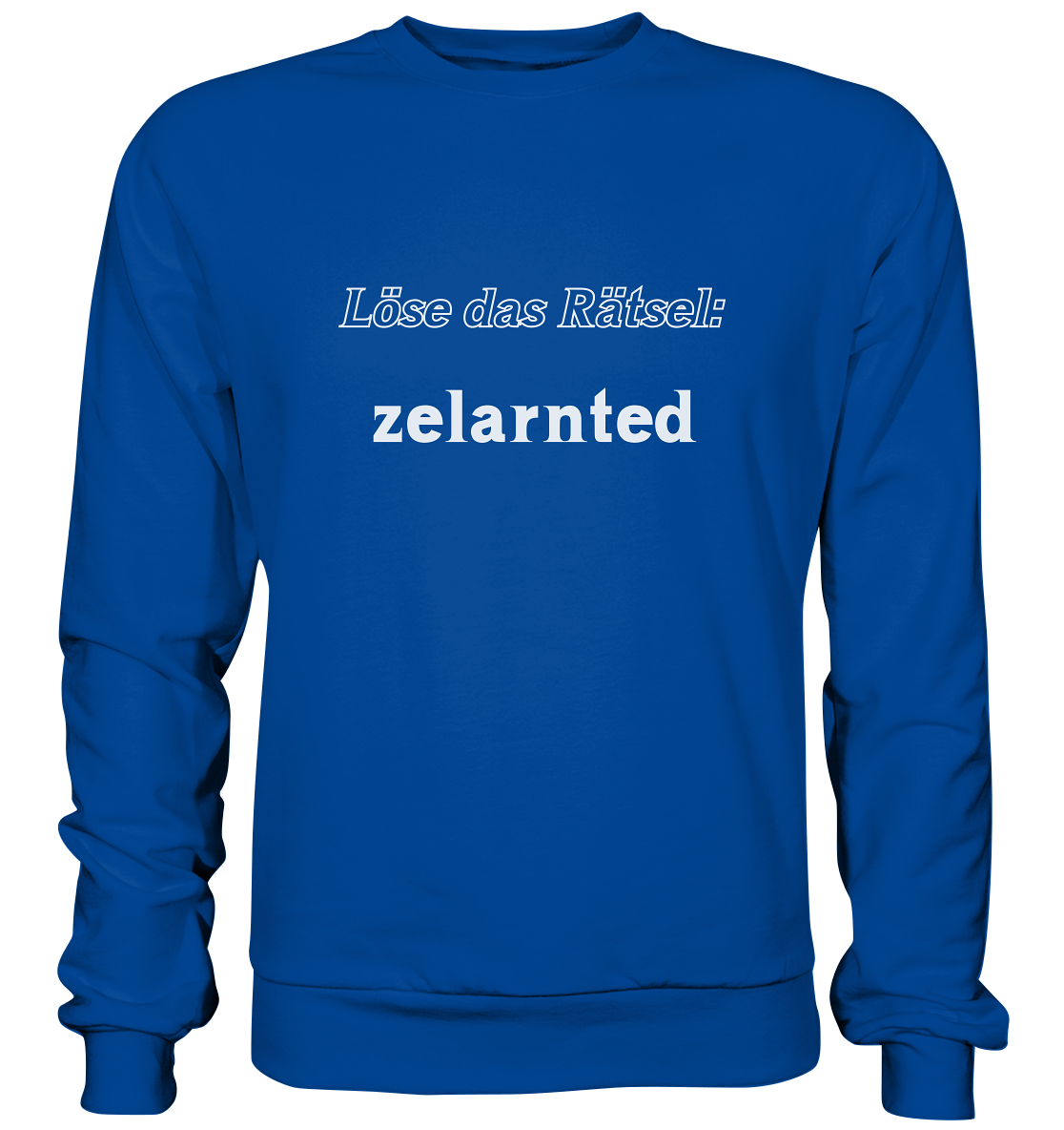 Löse das Rätsel - zelarnted - Basic Sweatshirt