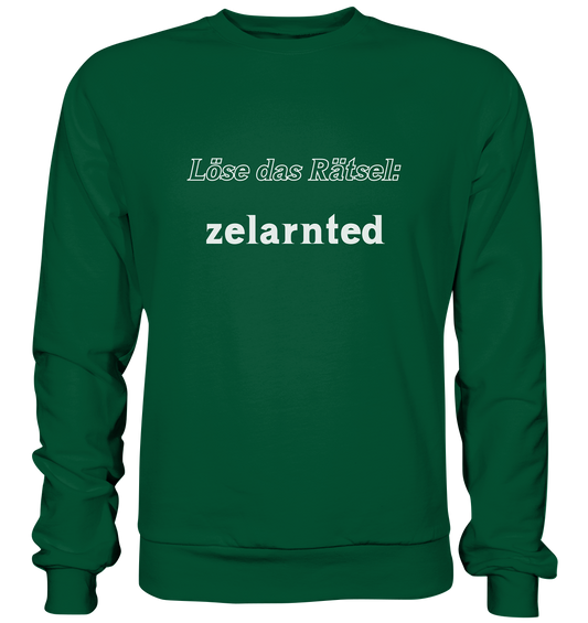 Löse das Rätsel - zelarnted - Basic Sweatshirt