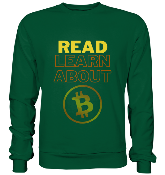 READ - LEARN ABOUT - BTC-Symbol - Basic Sweatshirt