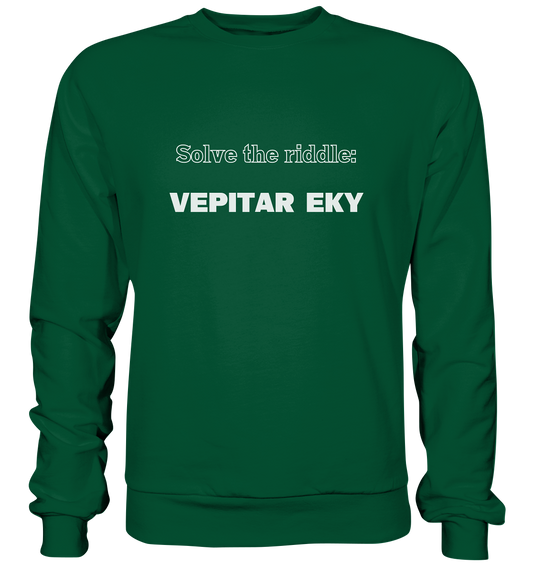 SOLVE THE RIDDLE - VEPITAR EKY - Basic Sweatshirt