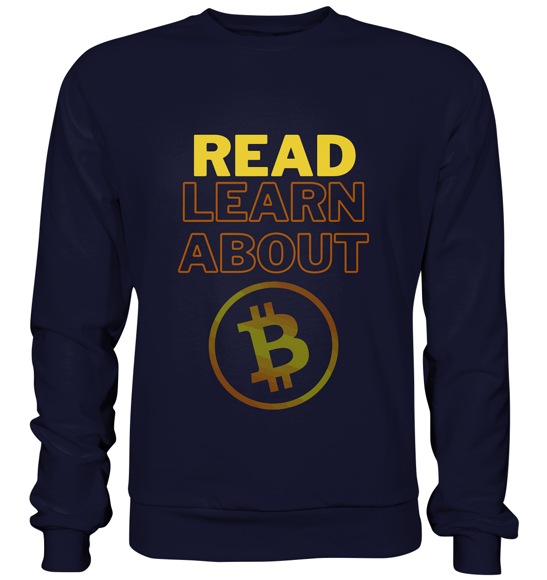 READ - LEARN ABOUT - BTC-Symbol - Basic Sweatshirt