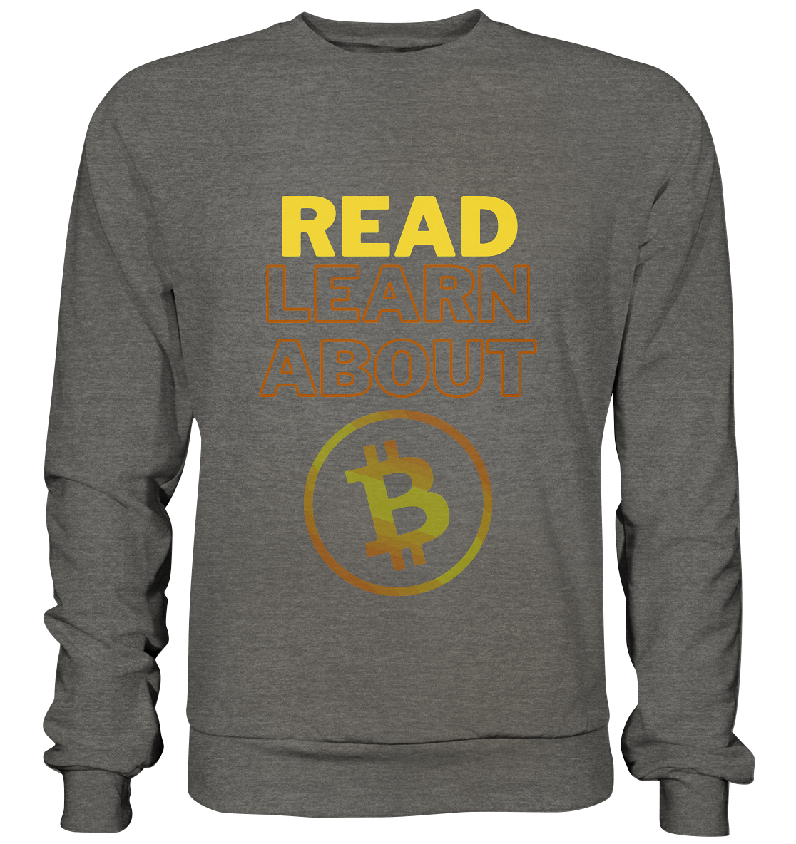 READ - LEARN ABOUT - BTC-Symbol - Basic Sweatshirt