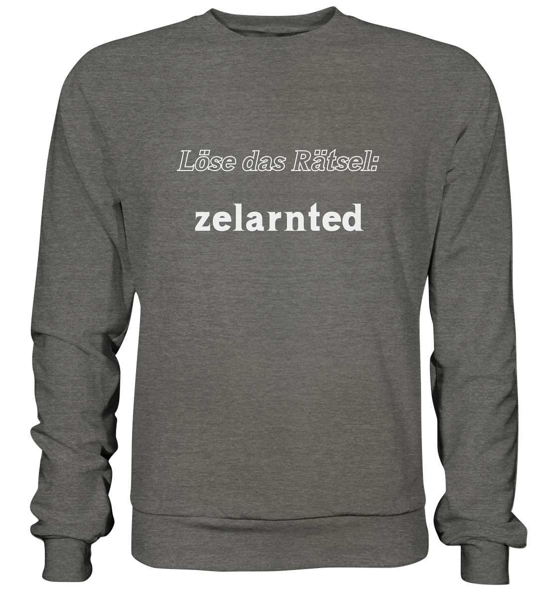 Löse das Rätsel - zelarnted - Basic Sweatshirt