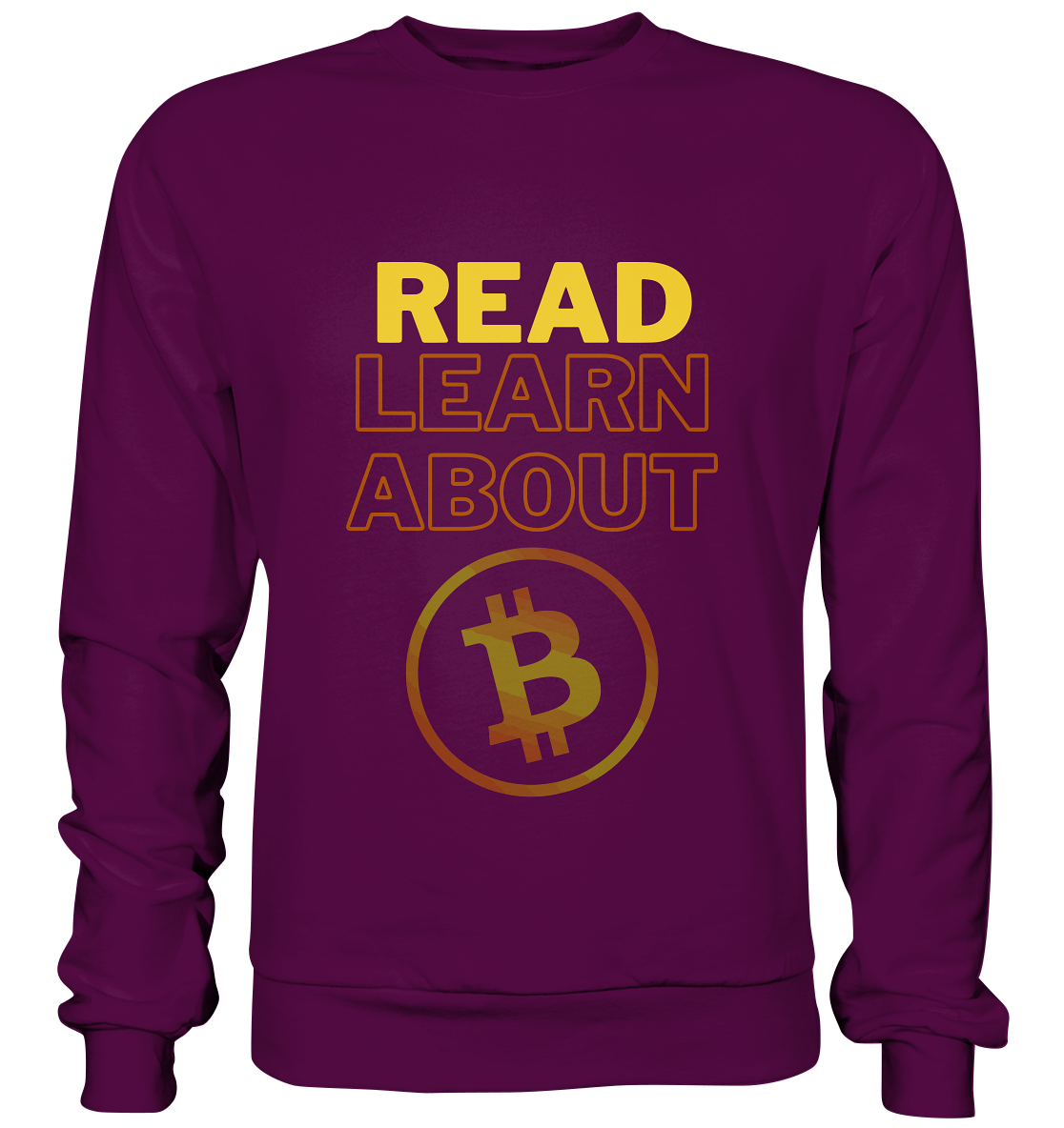 READ - LEARN ABOUT - BTC-Symbol - Basic Sweatshirt