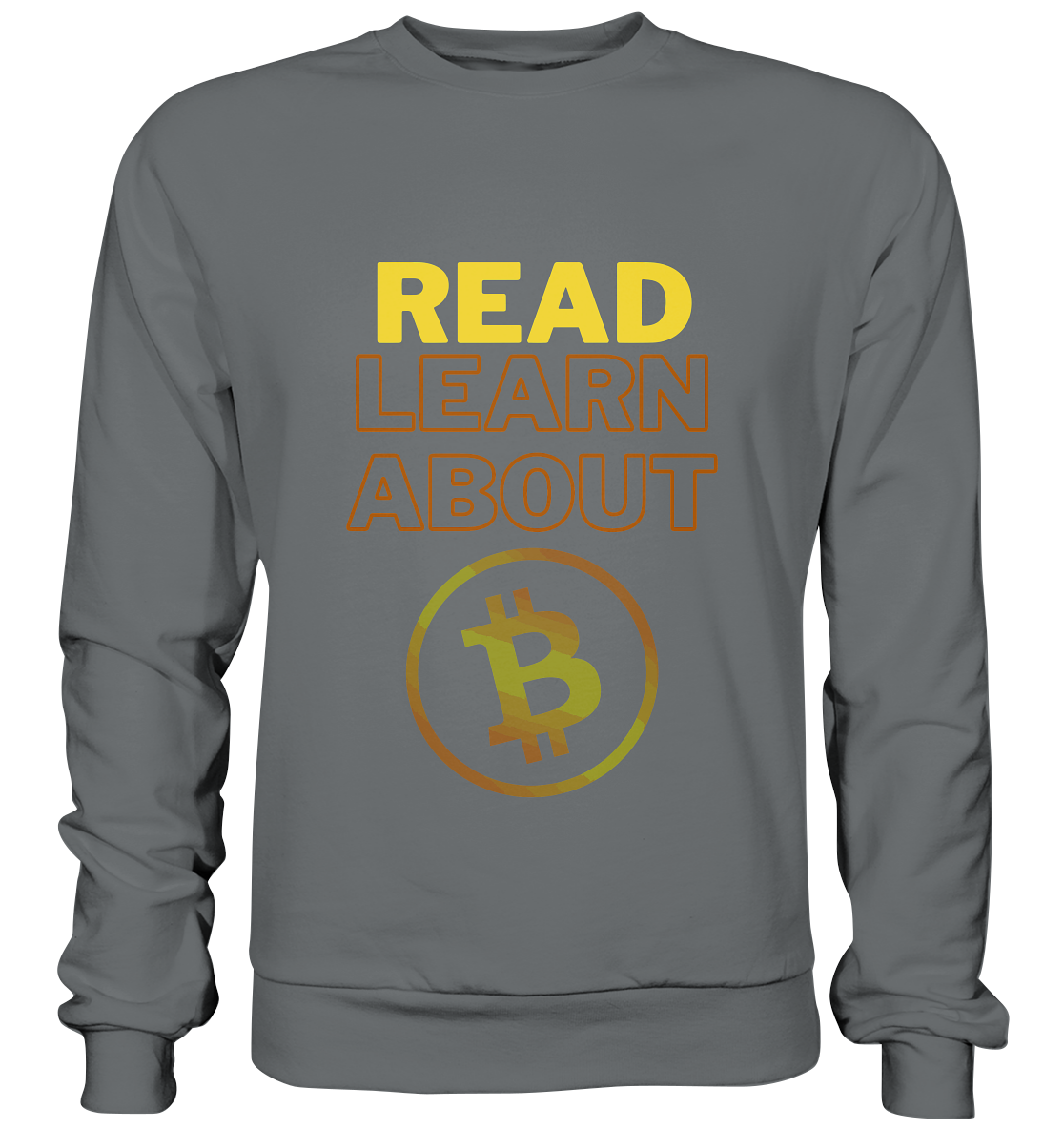 READ - LEARN ABOUT - BTC-Symbol - Basic Sweatshirt