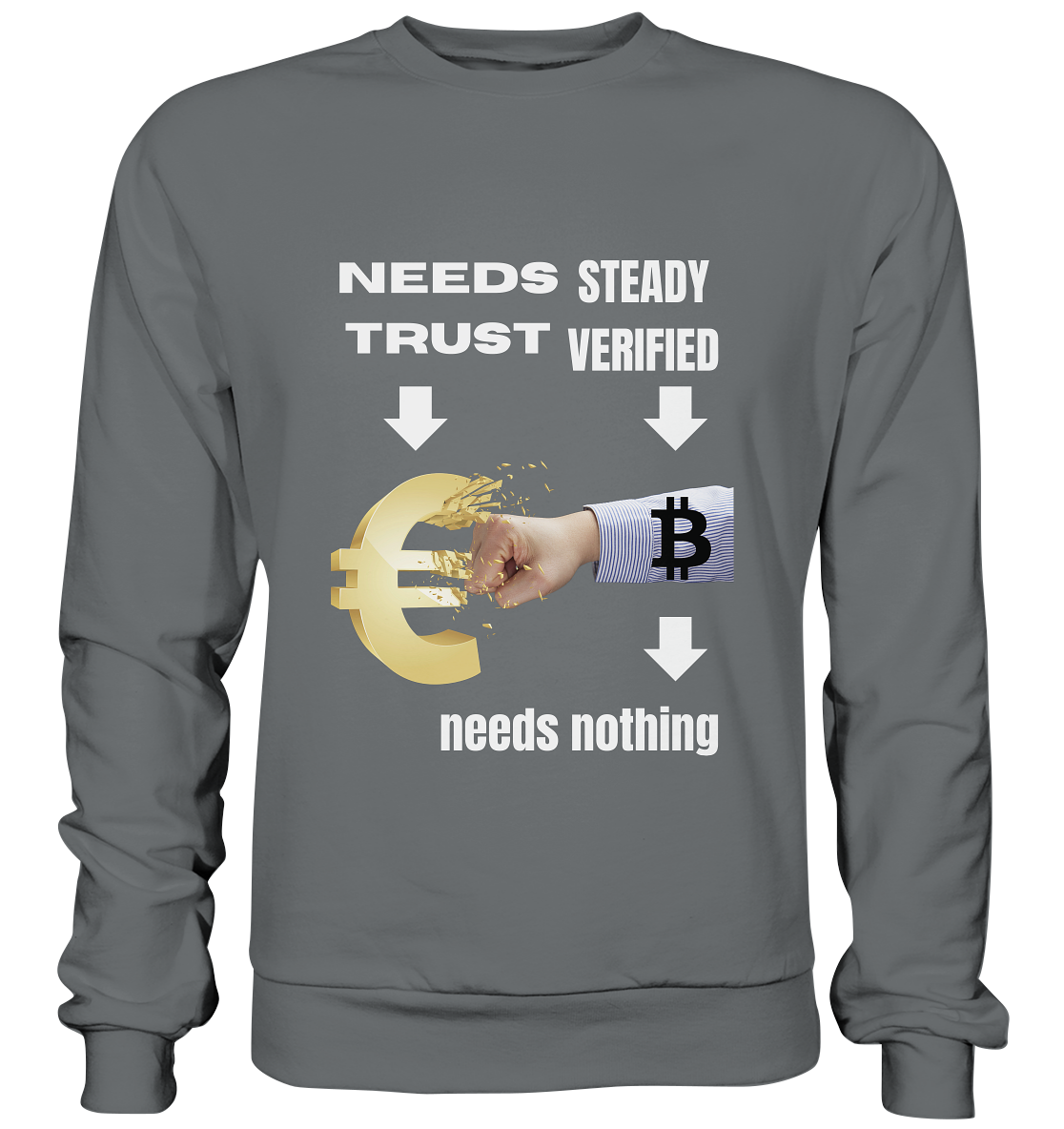 Needs TRUST / Needs NOTHING - Basic Sweatshirt