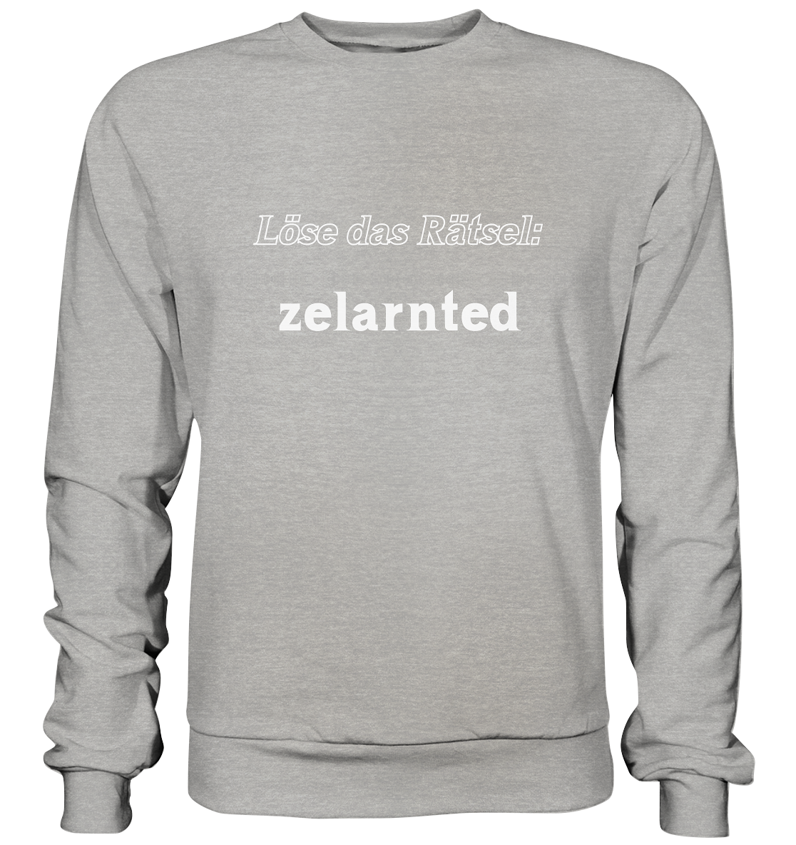 Löse das Rätsel - zelarnted - Basic Sweatshirt