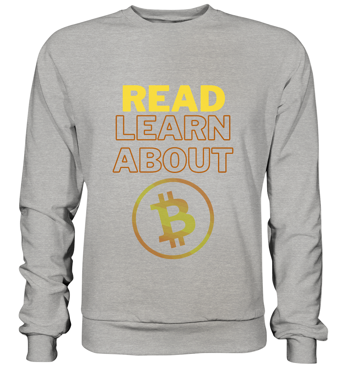 READ - LEARN ABOUT - BTC-Symbol - Basic Sweatshirt