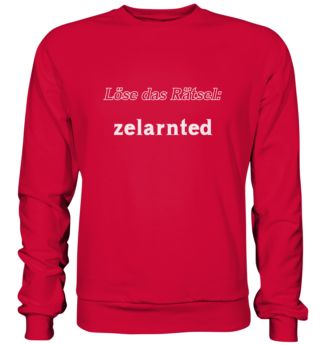 Löse das Rätsel - zelarnted - Basic Sweatshirt