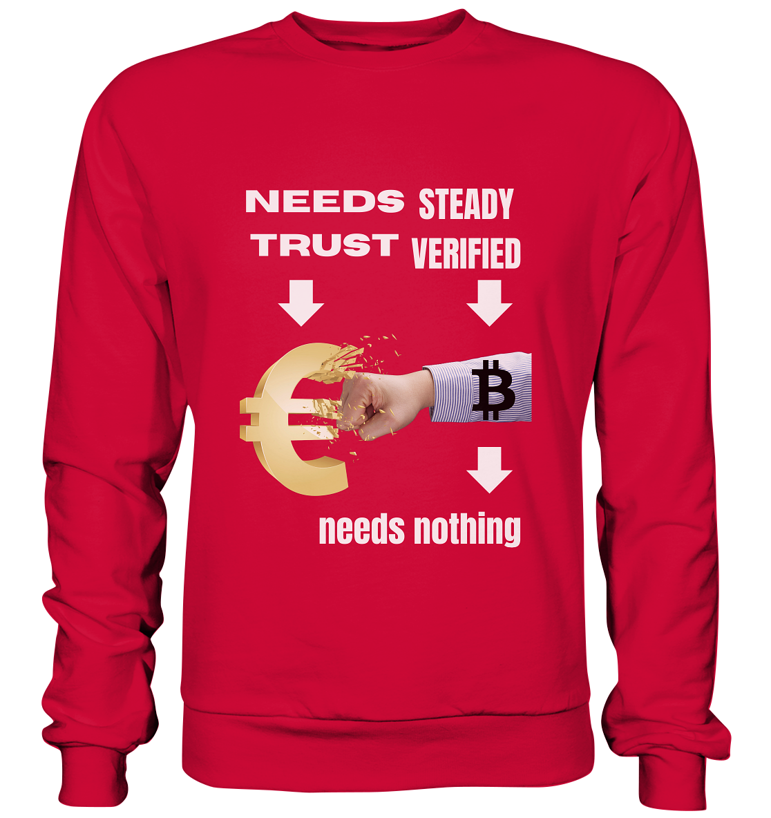 Needs TRUST / Needs NOTHING - Basic Sweatshirt