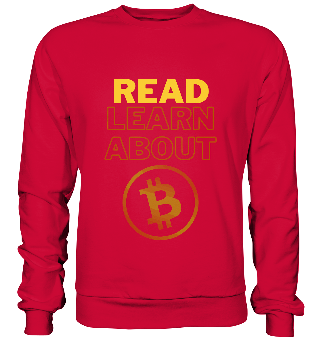 READ - LEARN ABOUT - BTC-Symbol - Basic Sweatshirt