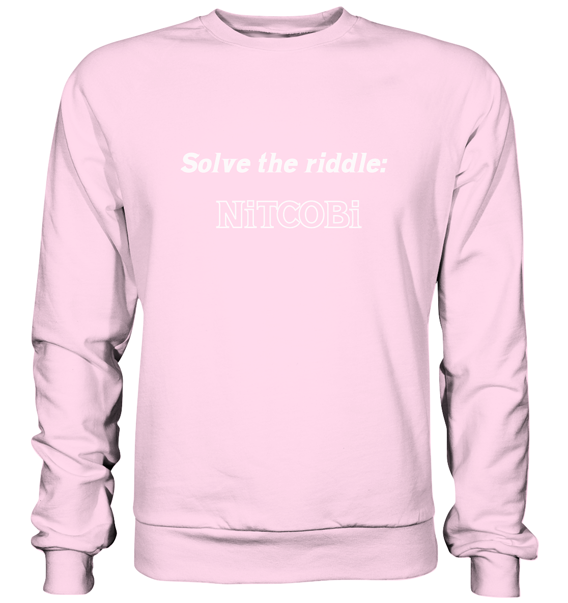 SOLVE THE RIDDLE - NiTCOBi - Basic Sweatshirt