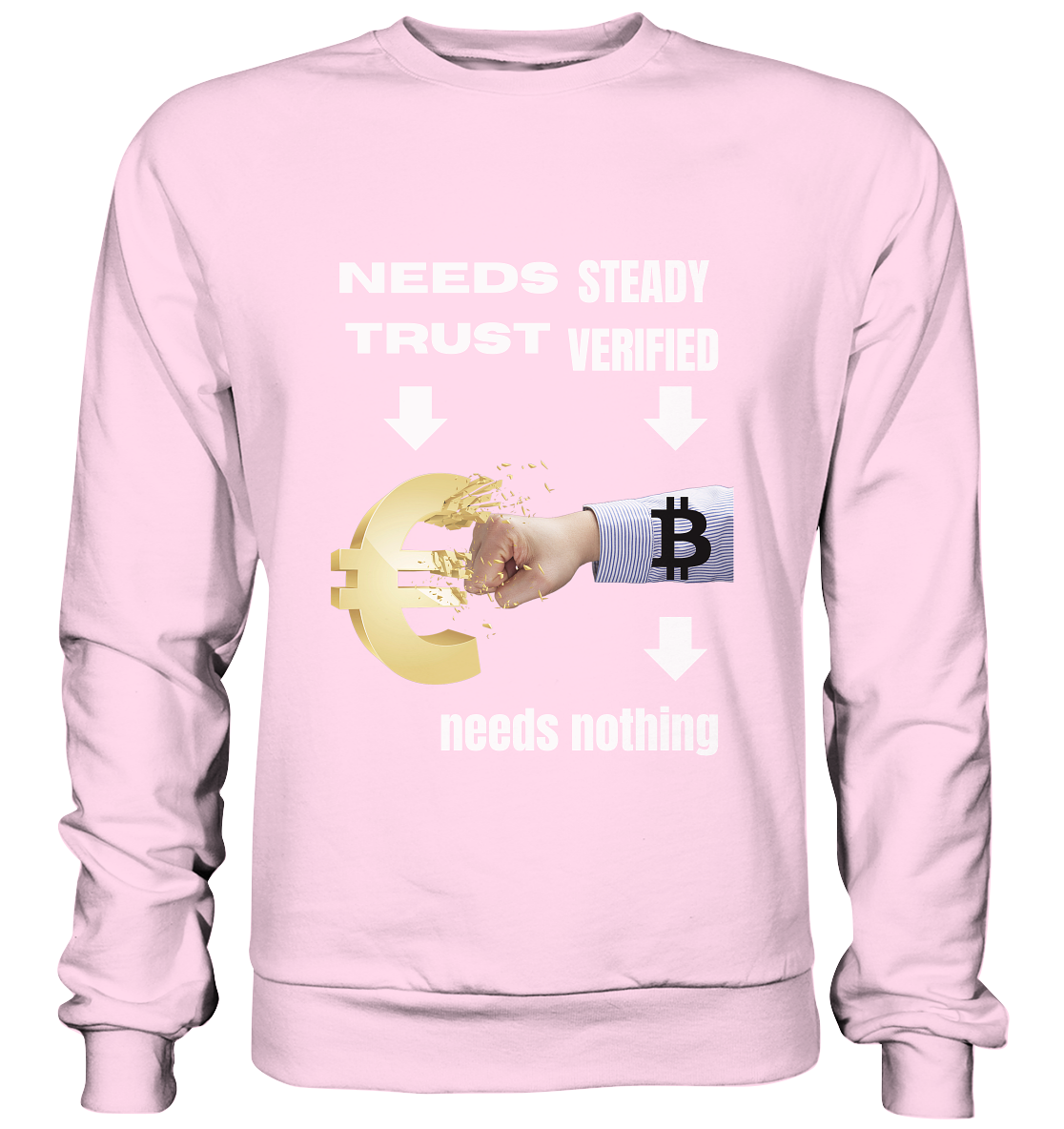 Needs TRUST / Needs NOTHING - Basic Sweatshirt